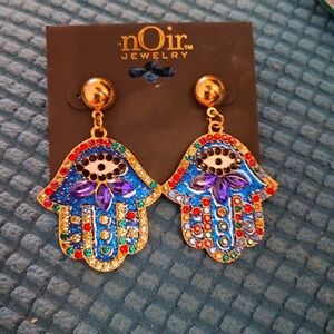 Hamsa Earrings